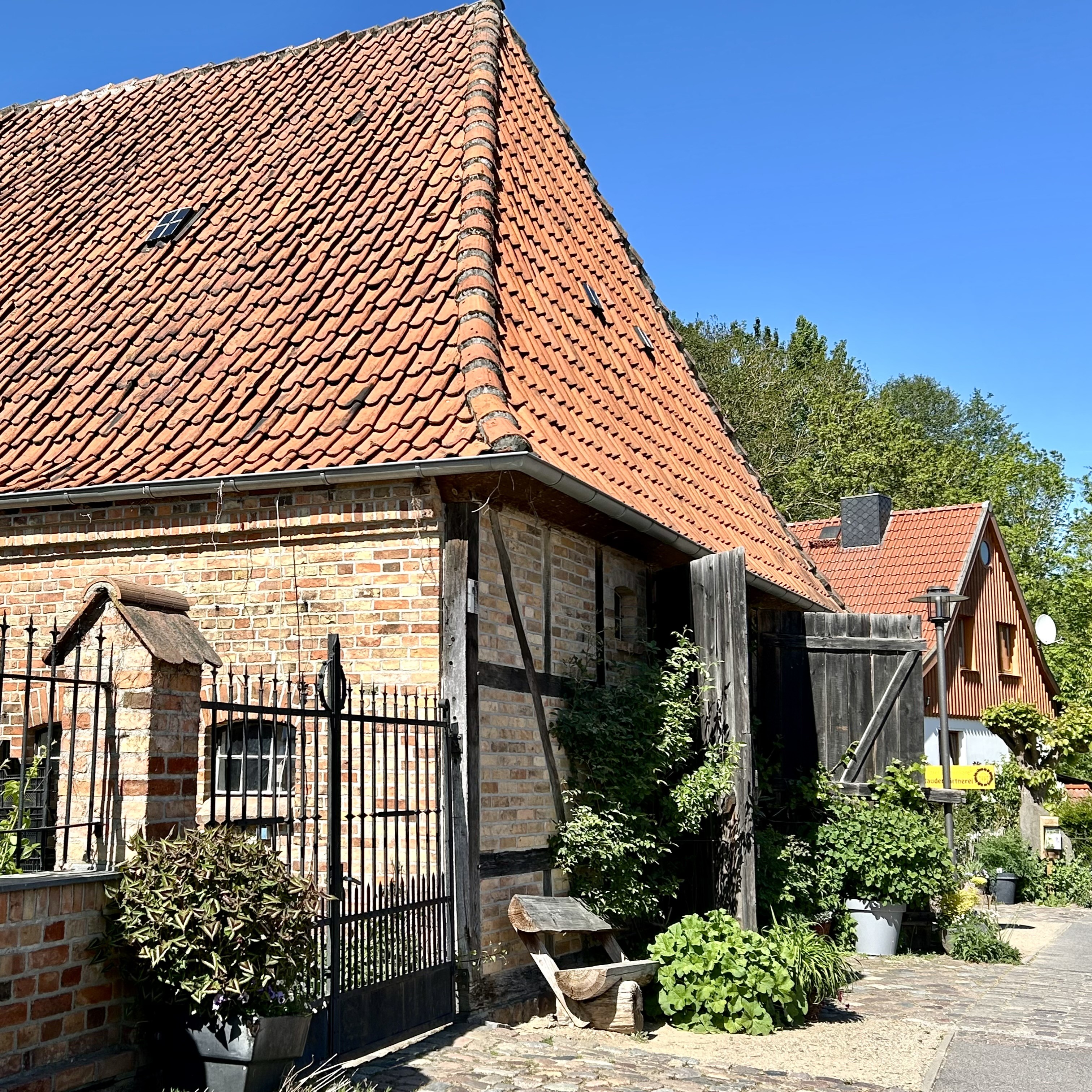 Blick auf die Schloßstraße in Klütz