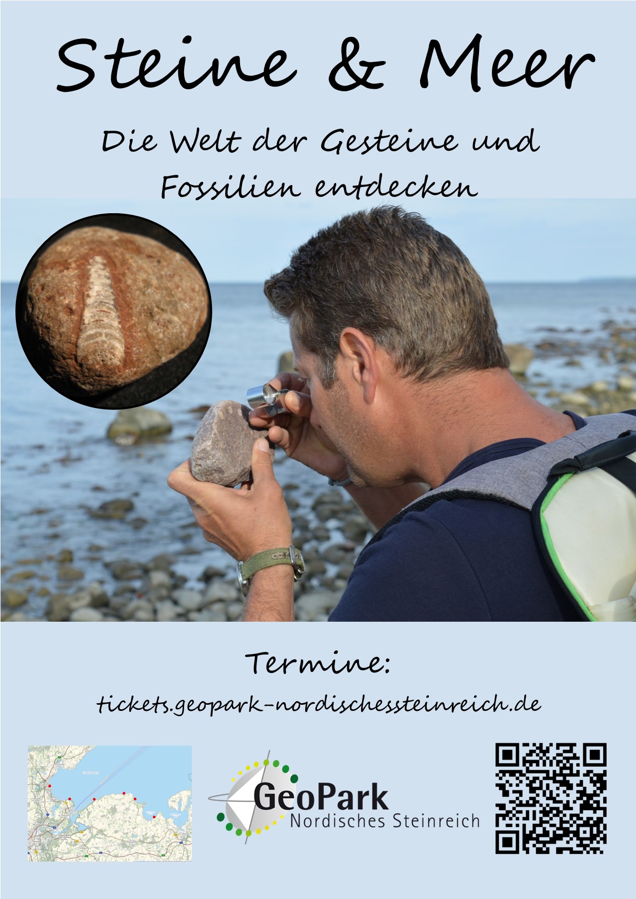 Plakat Steine & Meer