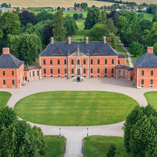 Blick auf Schloss Bothmer